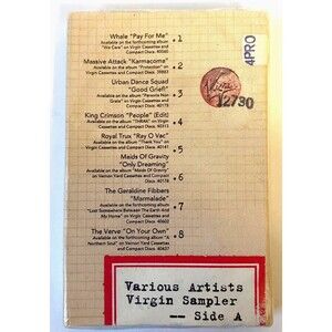 Virgin Records Sampler Various Artists 1995 Cassette Tape New Sealed 4PRO 12730